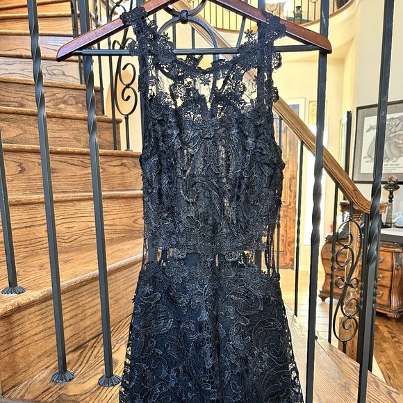 Soieblu Black Laced Dress (Small) - Picture 1 of 3